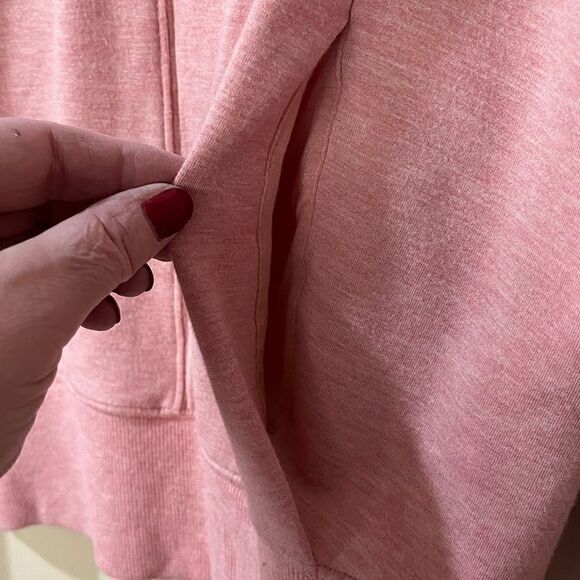 ATHLETA Apollo Crewneck Sweatshirt Conch Heathered Pink Women’s Size XS - Picture 5 of 11